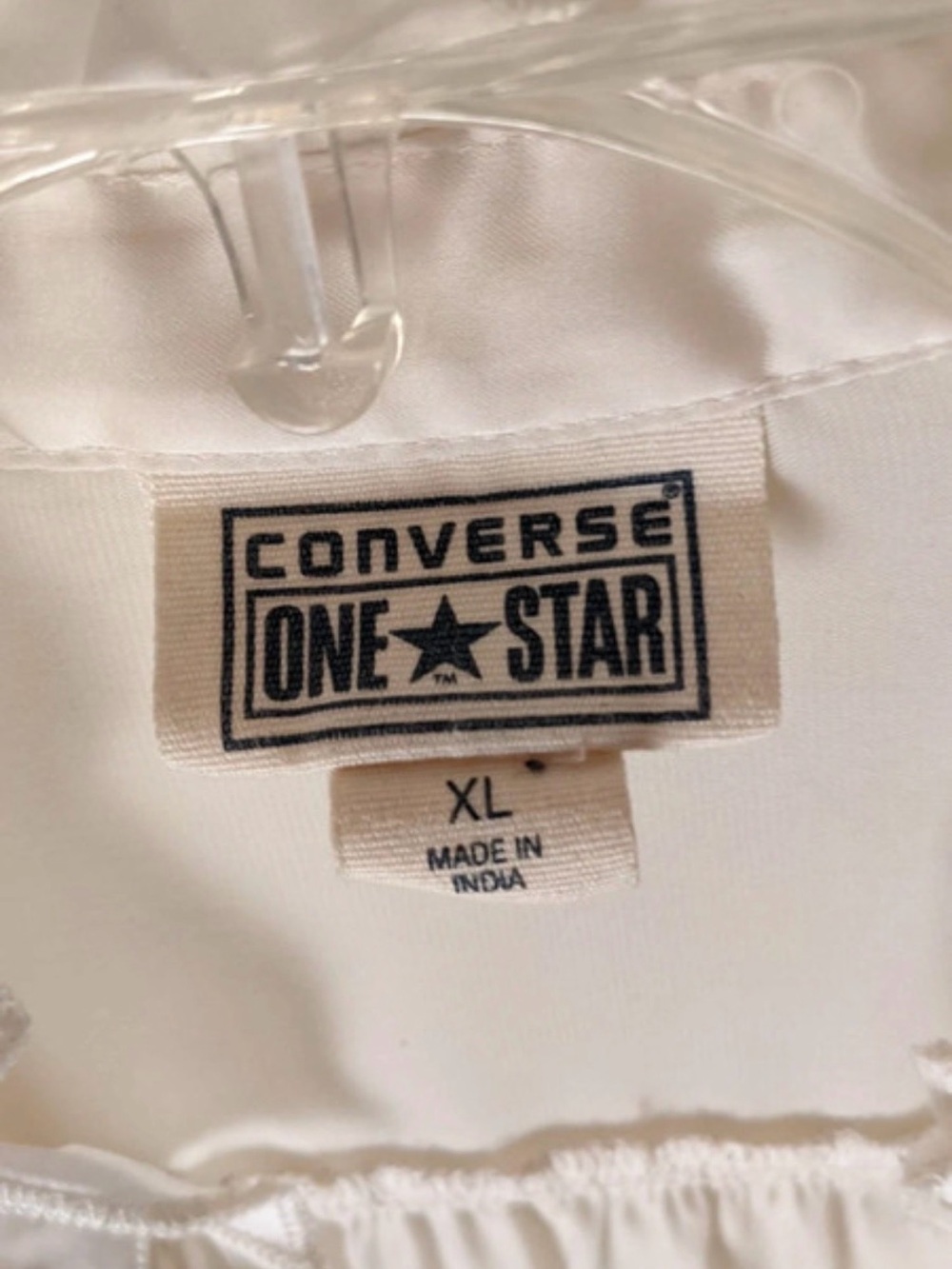 Converse Ivory Ruffle Button-Down Sleeveless Top - Picture 3 of 3